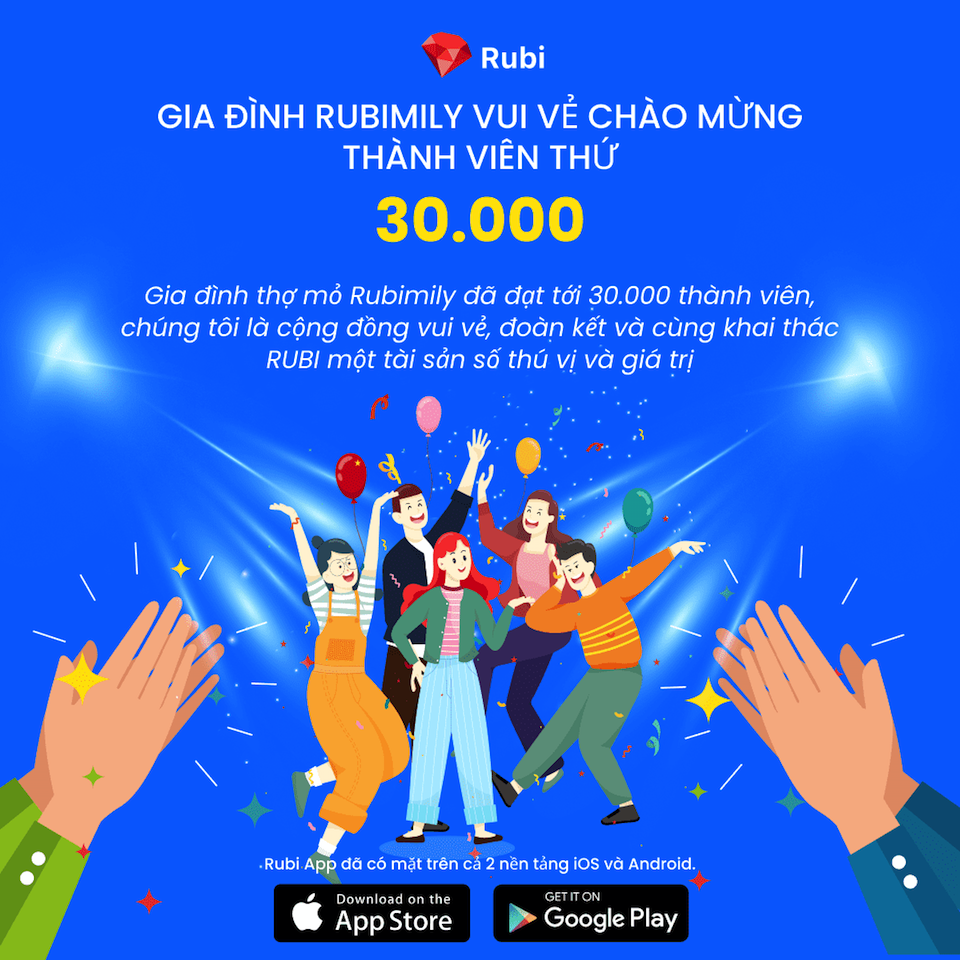 Gia đình Rubimily đón thành viên 30.000!