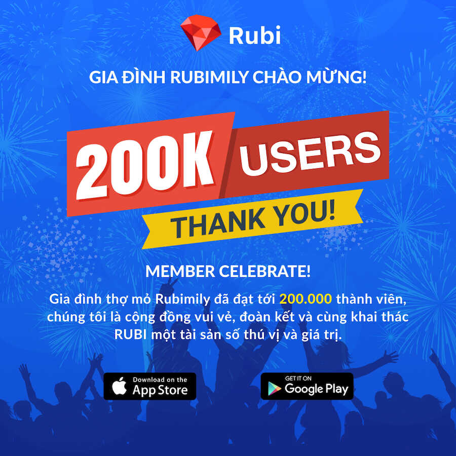 Cộng đồng RUBIMILY kỷ niệm sự kiện thợ mỏ 200.000