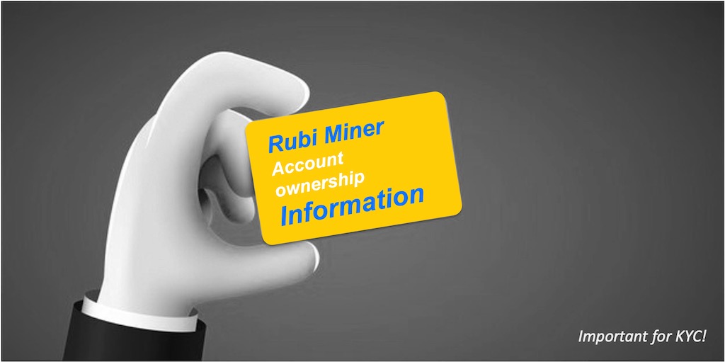 Announcement! Restrictions on changing account ownership information.