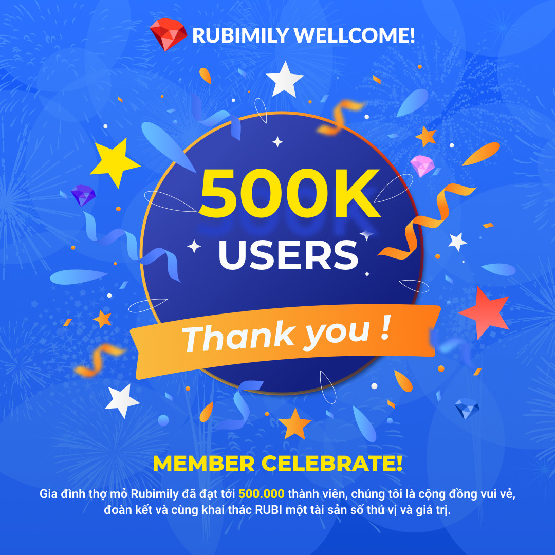Chào Mừng: Zaheer6730 - Thợ Mỏ Thứ 500.000 của Rubi!